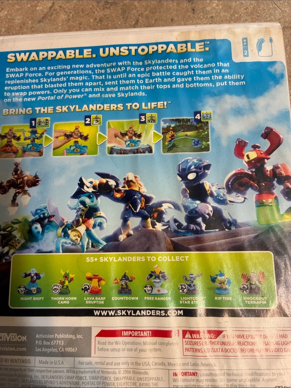 Wii Skylanders Swap Force (Wii) - - White Case